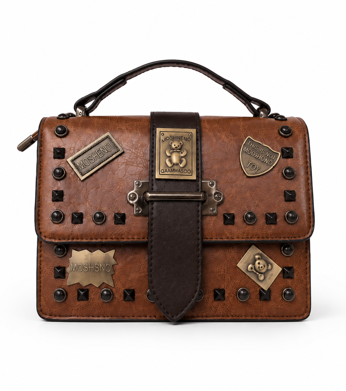 Baúl Vintage Cuero Tabaco – bolso Infinita
