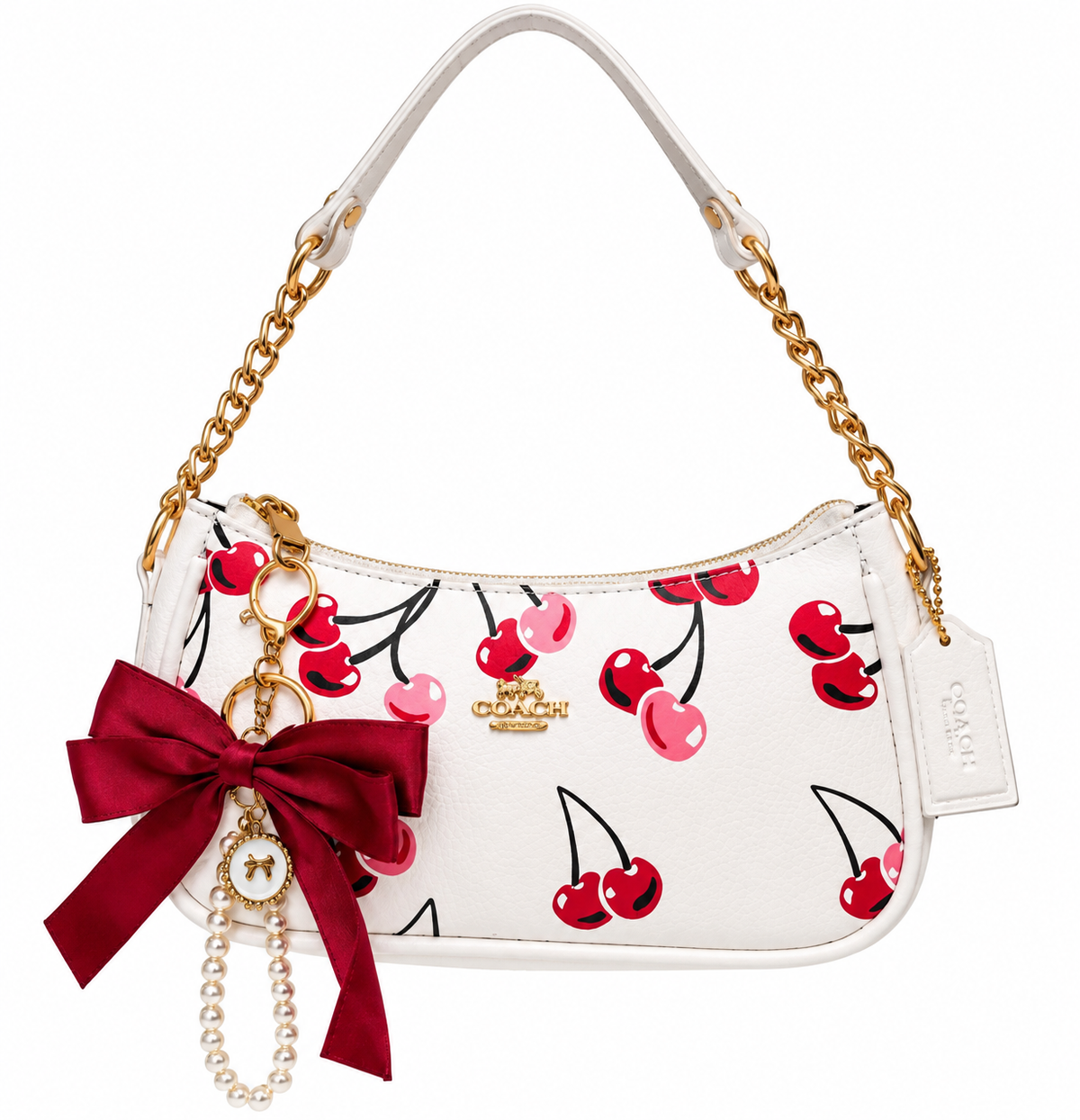 Coach Tery Cherry Cream – bolso Infinita