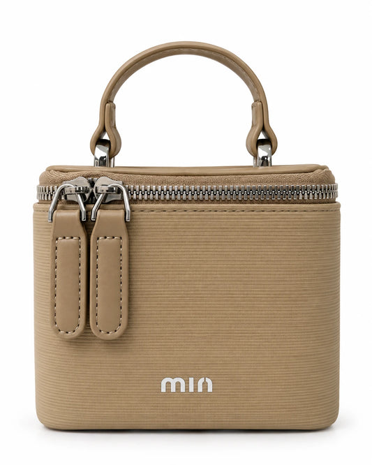 Baúl Mini Texturizado Latte Mood – bolso Infinita