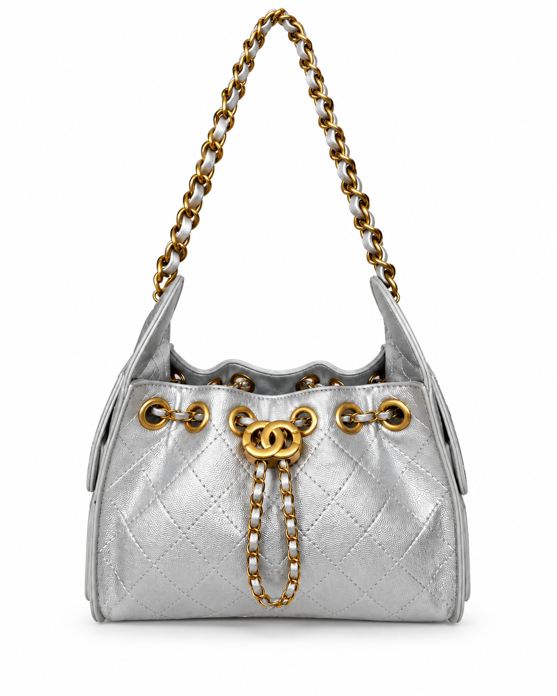 Bolso Con Broche De Lujo