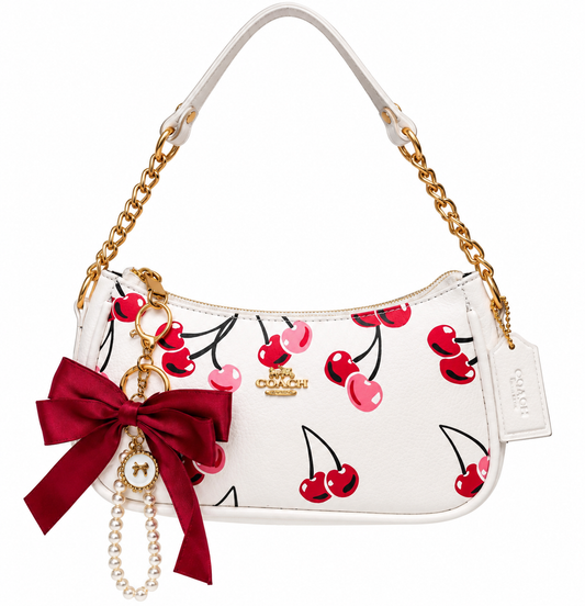 Coach Tery Cherry Cream – bolso Infinita