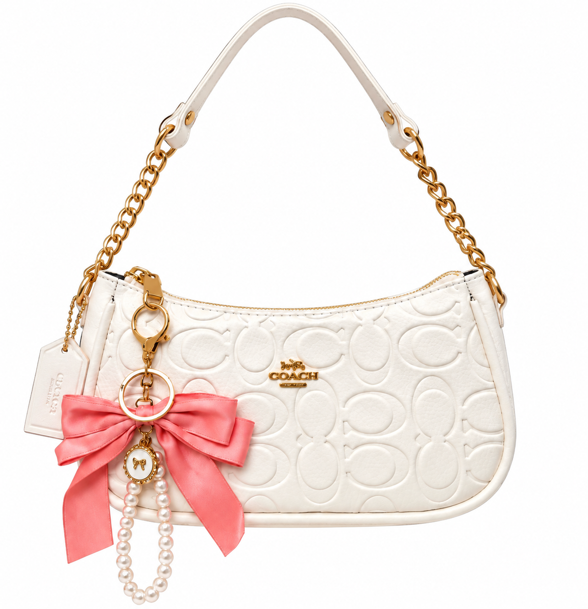 Coach Tery Blanco Nácar – bolso Infinita