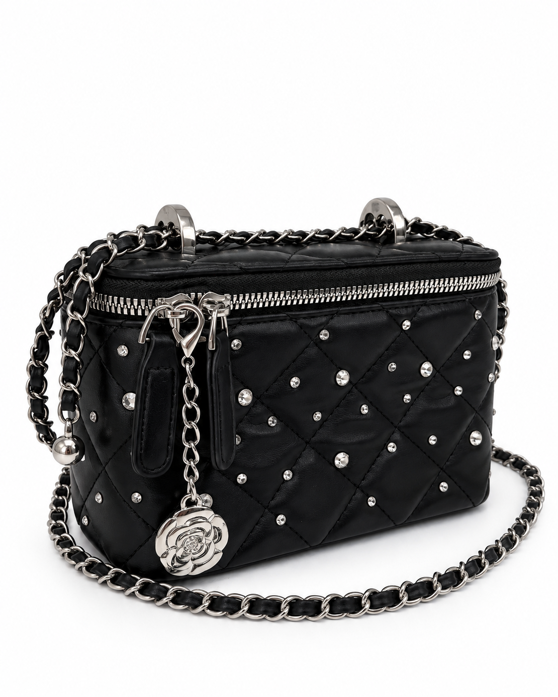 Baúl Con Brillantes Black Edge – bolso Infinita