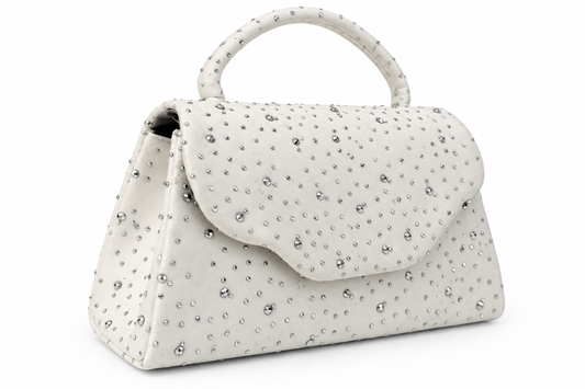 Bolso mini con brillantes