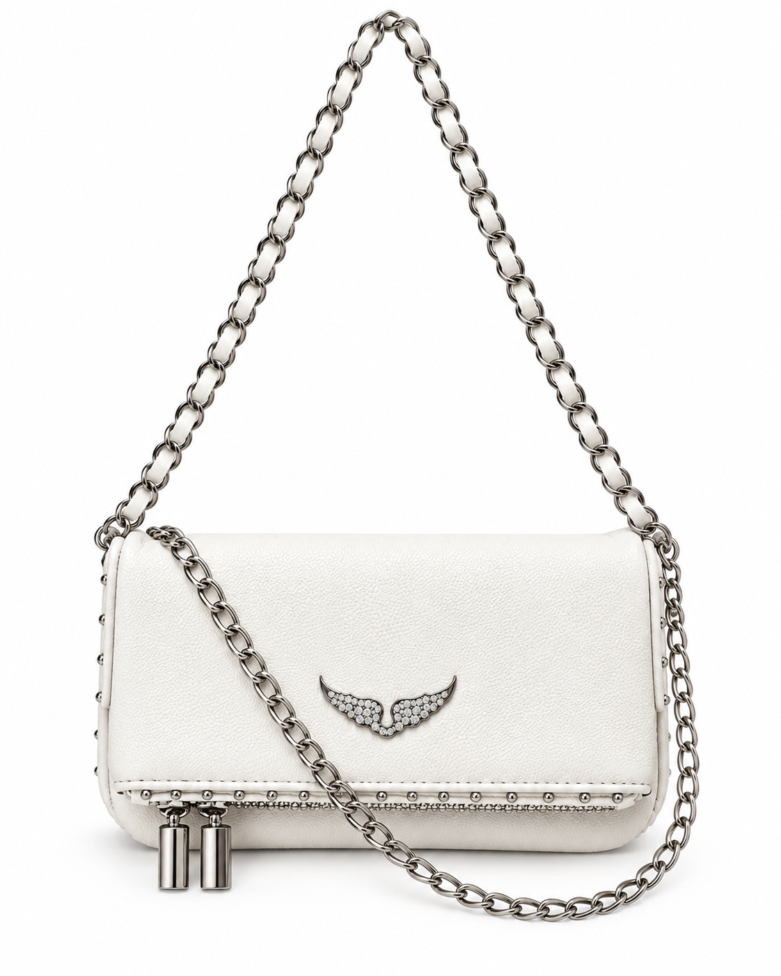 Zadig Voltaire Pequeño Ivory Rock – bolso Infinita