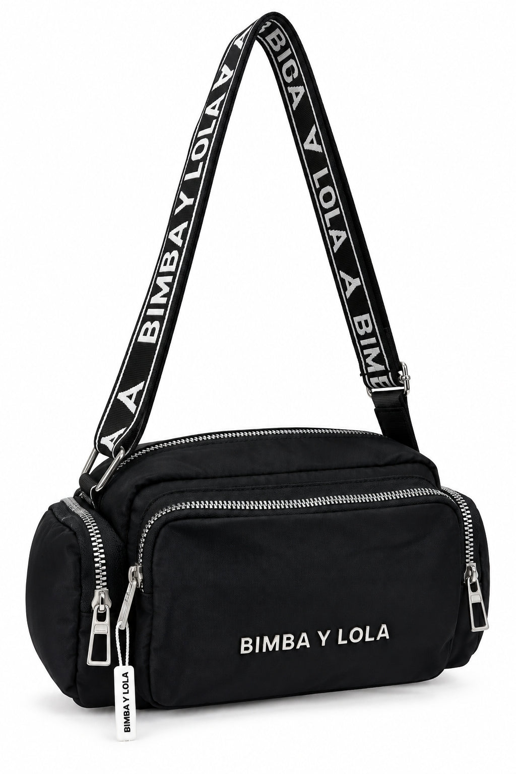 Bolso Bimba Y Lola Black Edge con correa – bolso Infinita