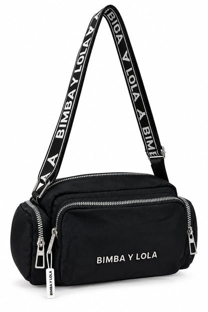 Bolso Bimba Y Lola Black Edge con correa – bolso Infinita