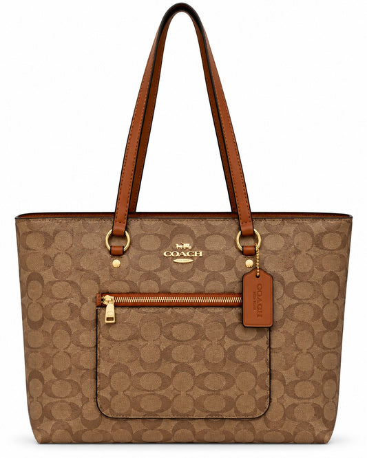 Bolso Tote Coach Monograma Khaki Monogram – bolso Infinita